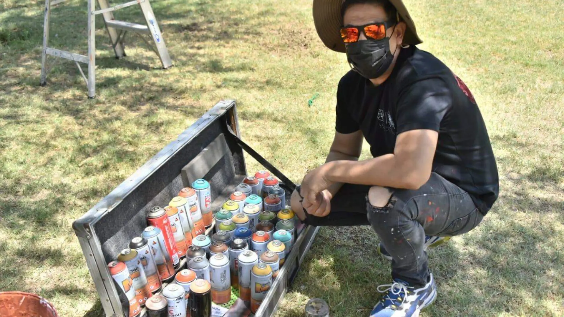 Pintan mural de Inocencia González, de la comunidad Cucapá, en Bisom